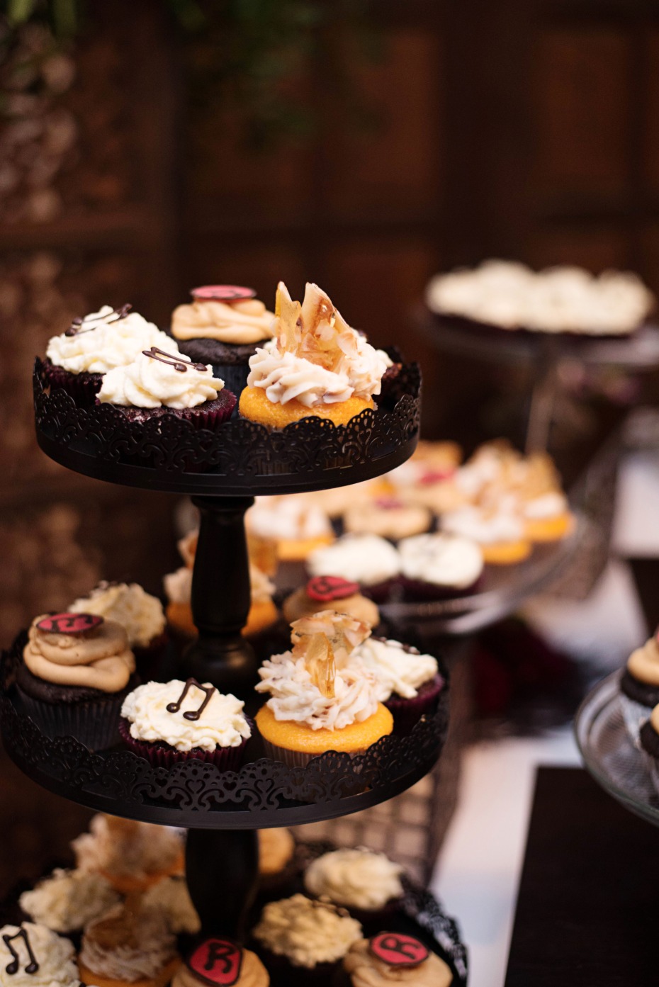 music themed wedding cupcakes