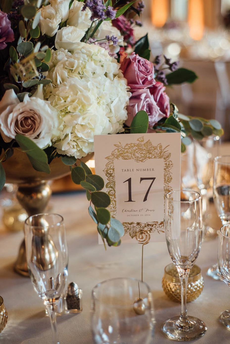 Chic table numbers