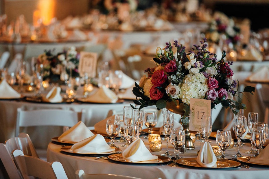 Gorgeous table setting details