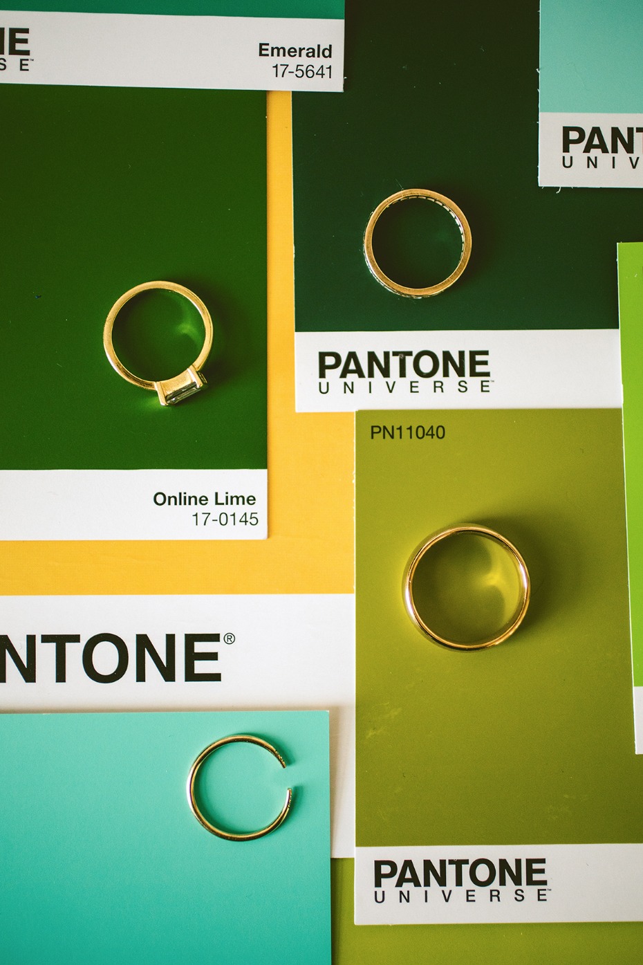 Pantone color cards