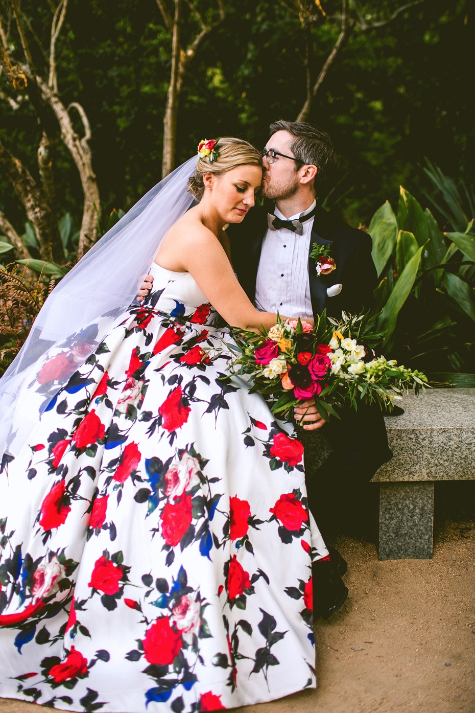Beautiful modern Pantone colored wedding filled with Florals