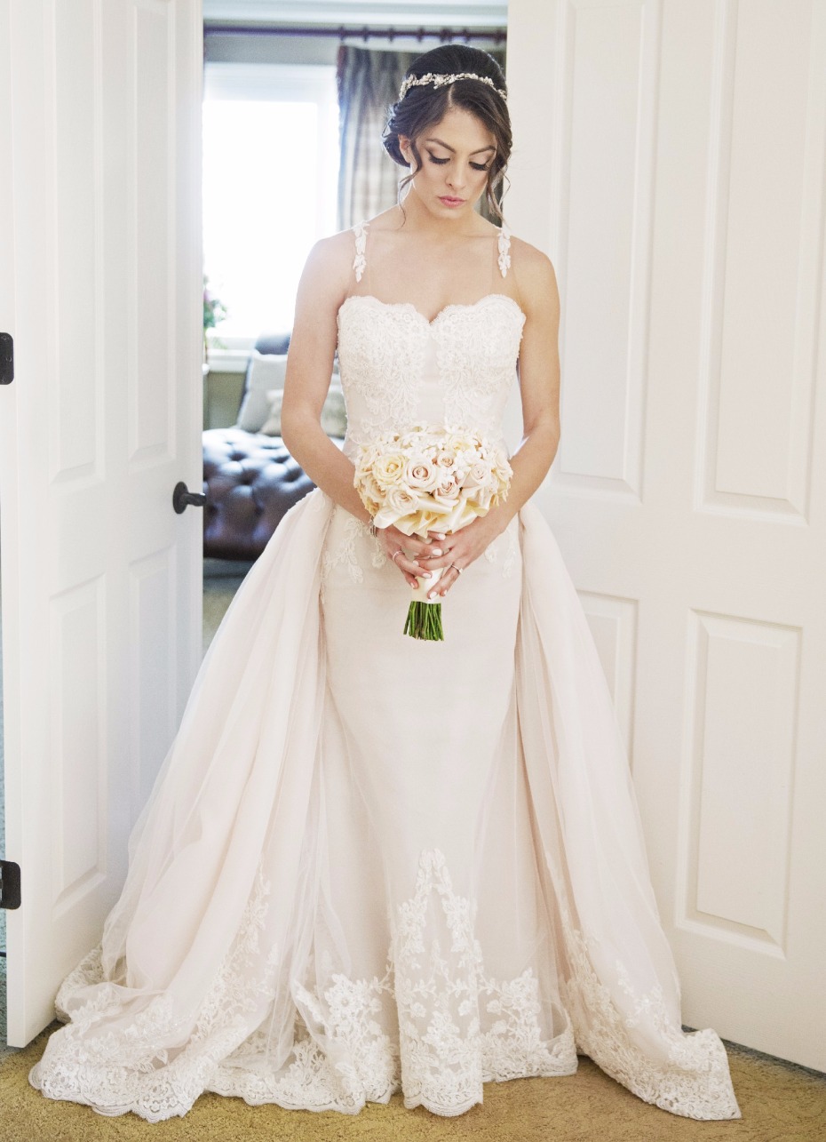 Detachable train's are trending! Find this gown on Still White today