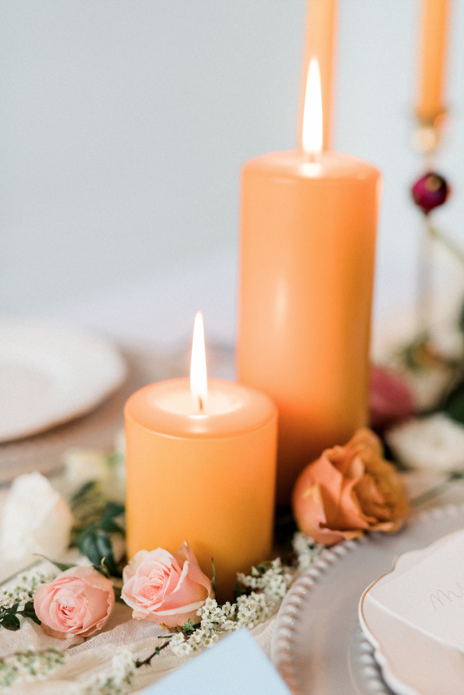 romantic wedding reception