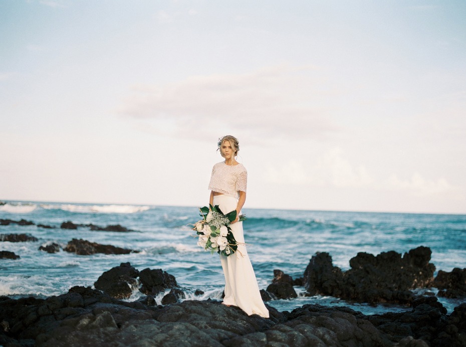 Hawaiian bridal look