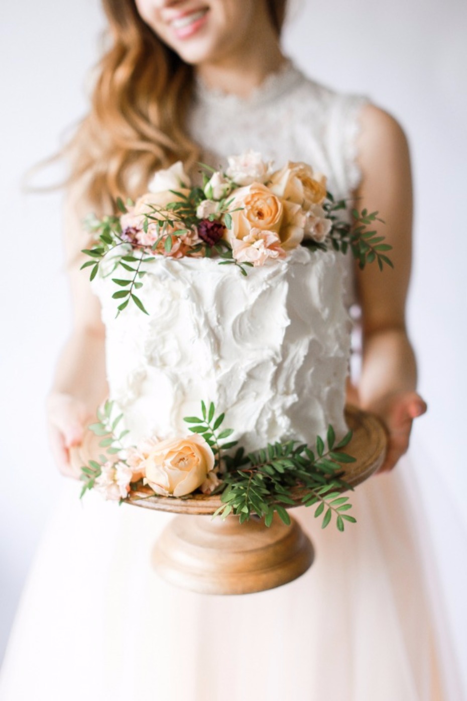 Gorgeous floral cake topper