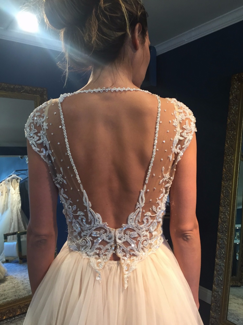 Gorgeous keyhole back dress from Galia Lahav on Still White