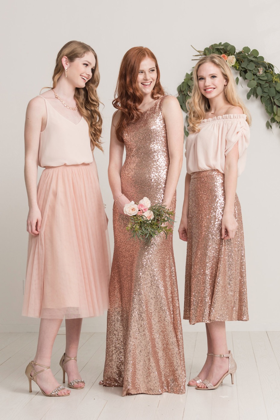 Mix and match bridesmaid dresses from Love Tanya