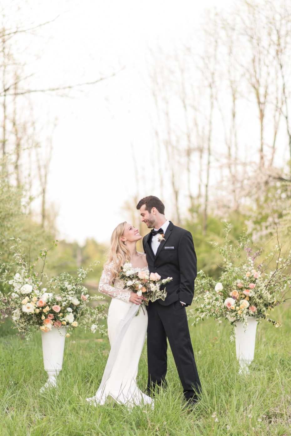 simple and elegant outdoor wedding ceremony
