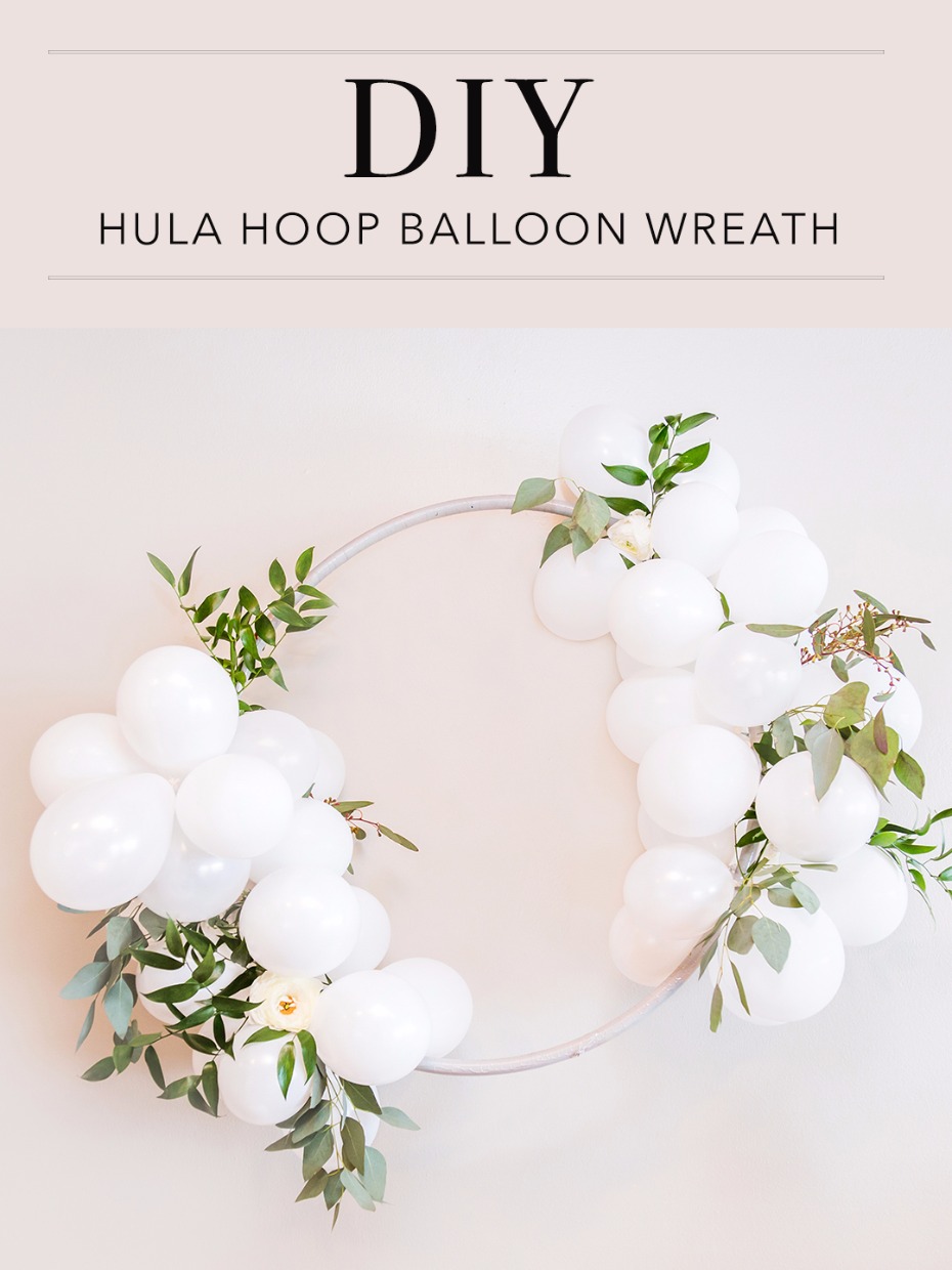 DIY balloon hoop