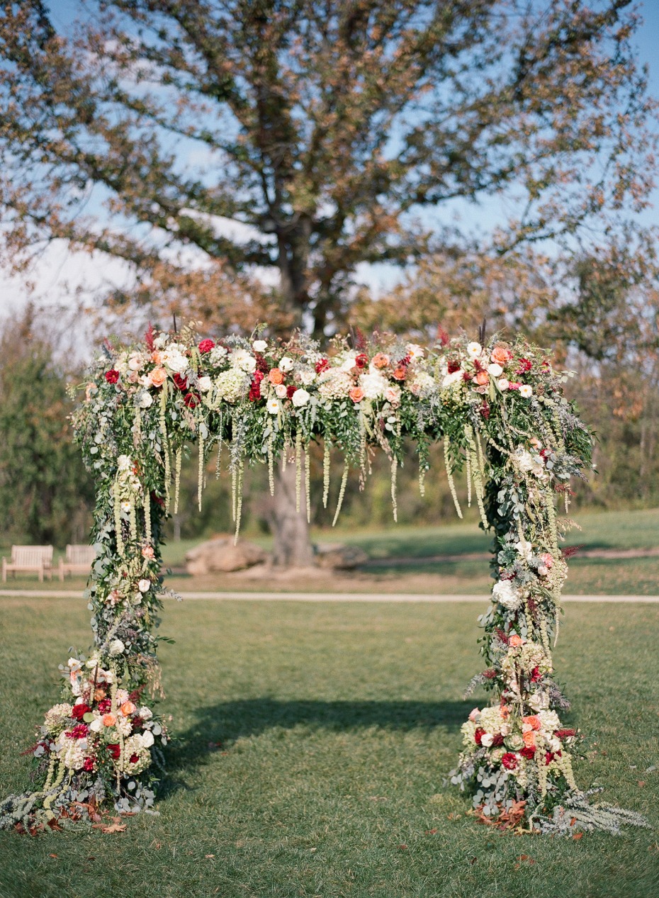 flora wedding arch