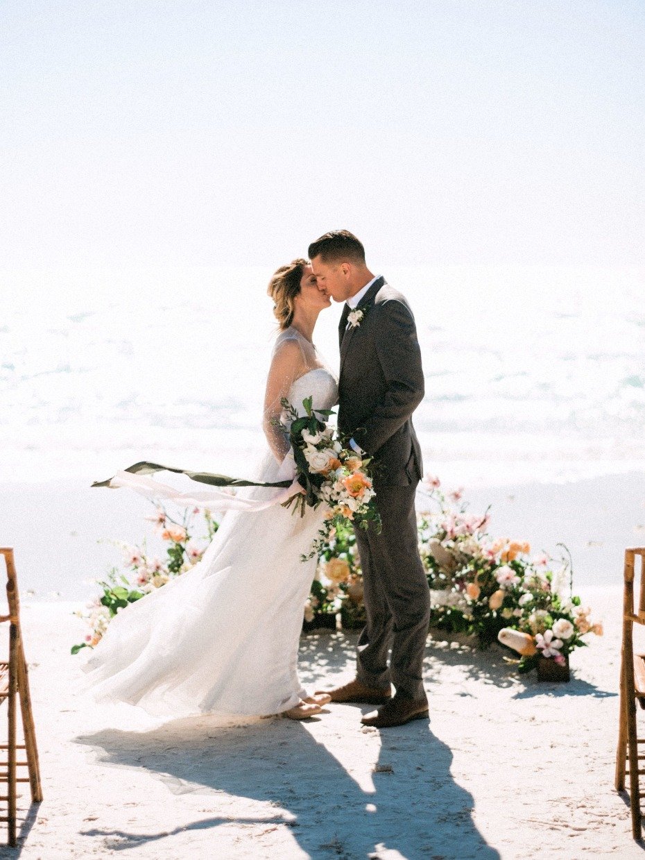 Picture perfect beach wedding