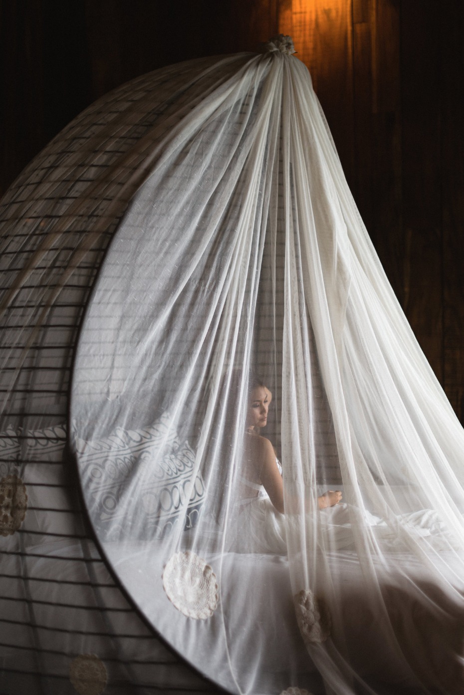 mosquito netting bed
