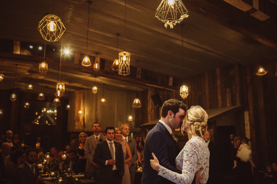 Romantic first dance captured by Mercedes Morgan Photography
