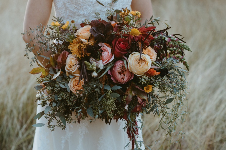 Wild fall floral bouquet
