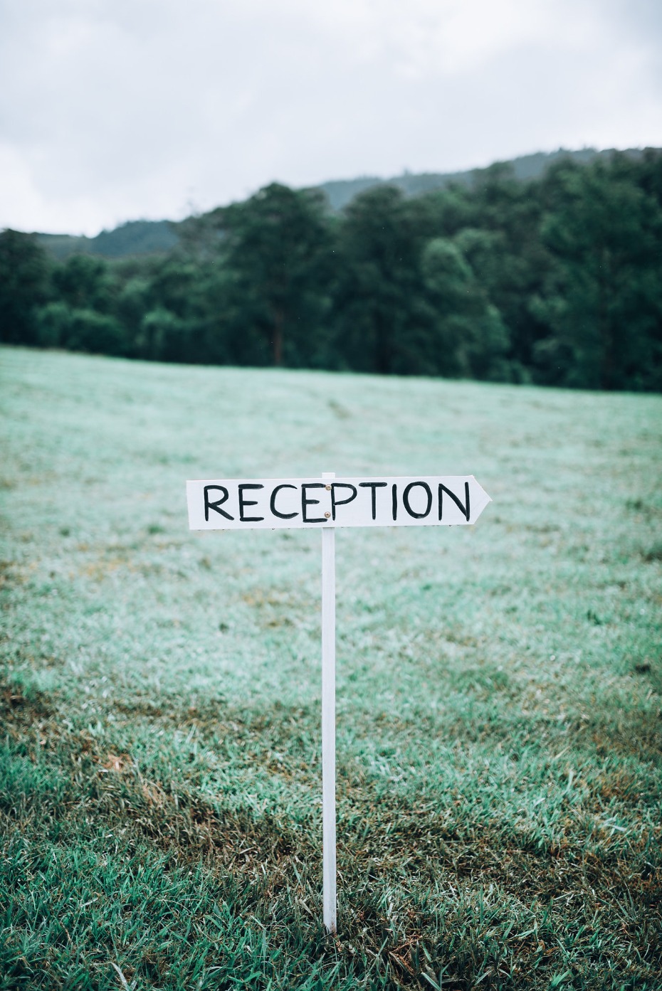 Simple reception sign