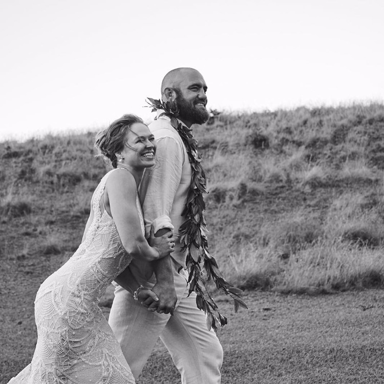 Ronda Rousey's Galia Lahav Wedding Dress