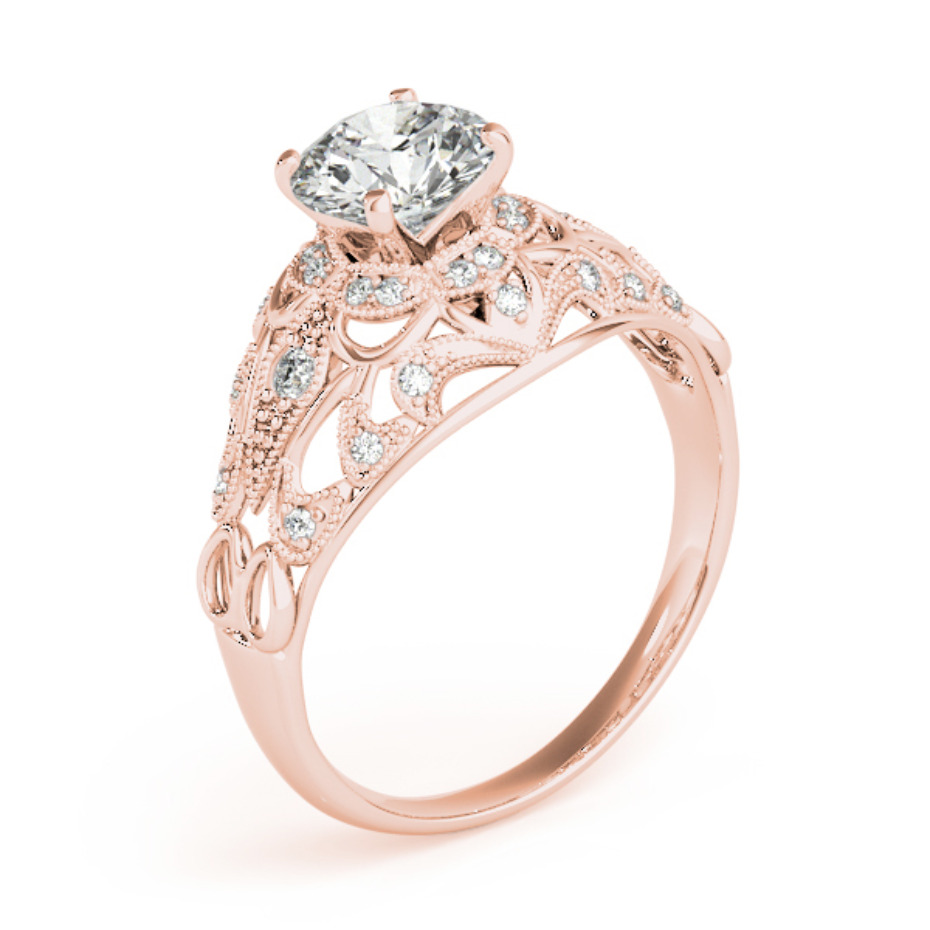 Vintage Art Deco Diamond Engagement Ring Setting