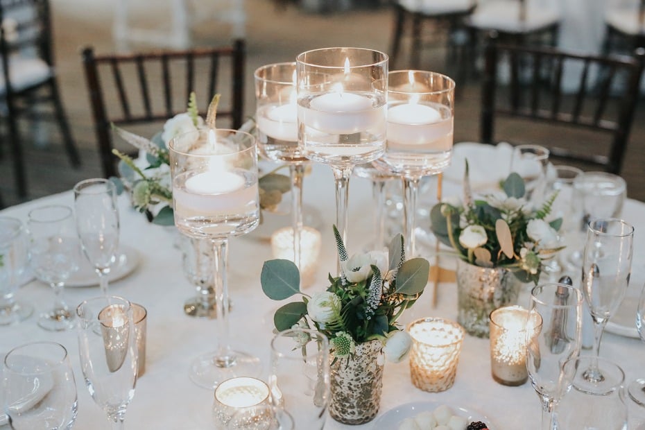 floating candle centerpiece