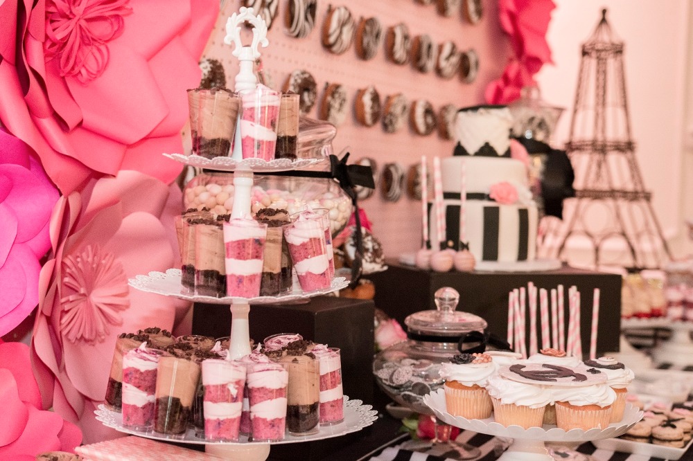 Chanel you later! A Perfume Themed Bridal Shower in Hot Pink