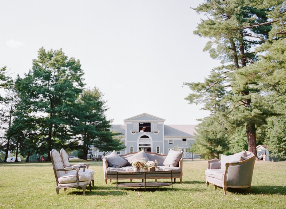 elegant outdoor lounge