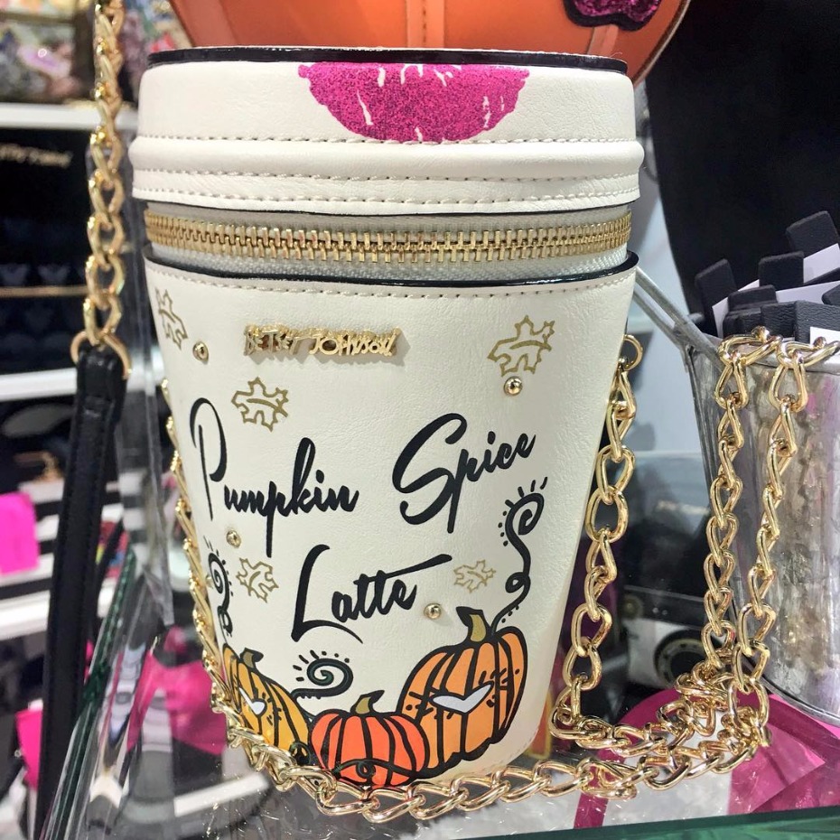 The Pumpkin Spice Latte bag from Betsy Johnson