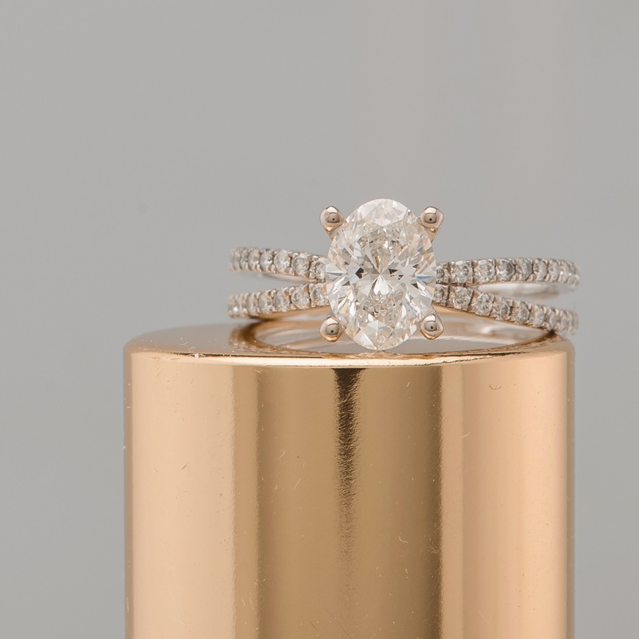 this pave set round diamond ring is beyond gorgeous from @shanecompany