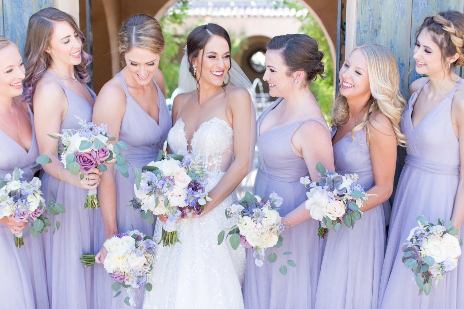 Lavender bridesmaid dresses