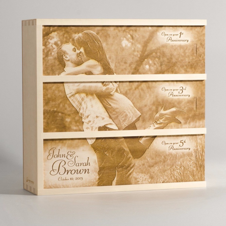 Artificer Woodworks wedding anniversary box