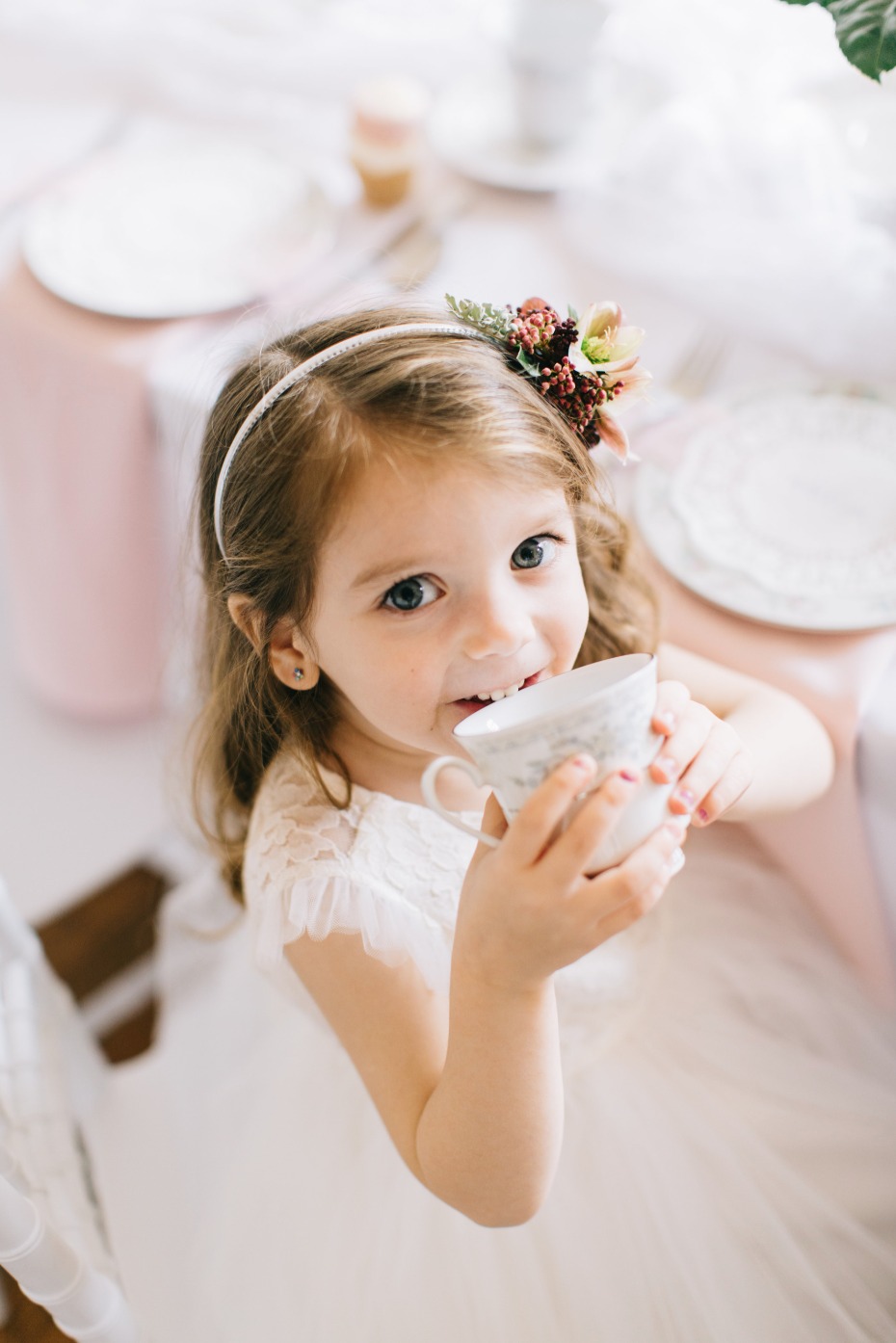 tea party for your flower girls