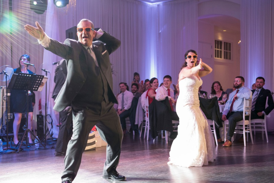 fun Uptown Funk choreographed father daughter dance