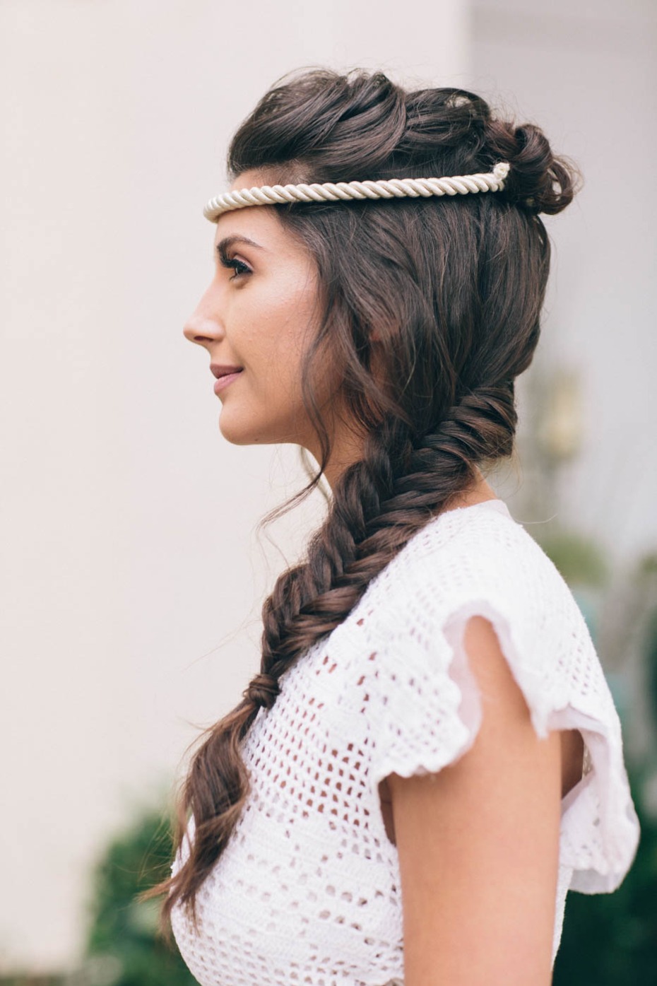 wedding braided hair idea