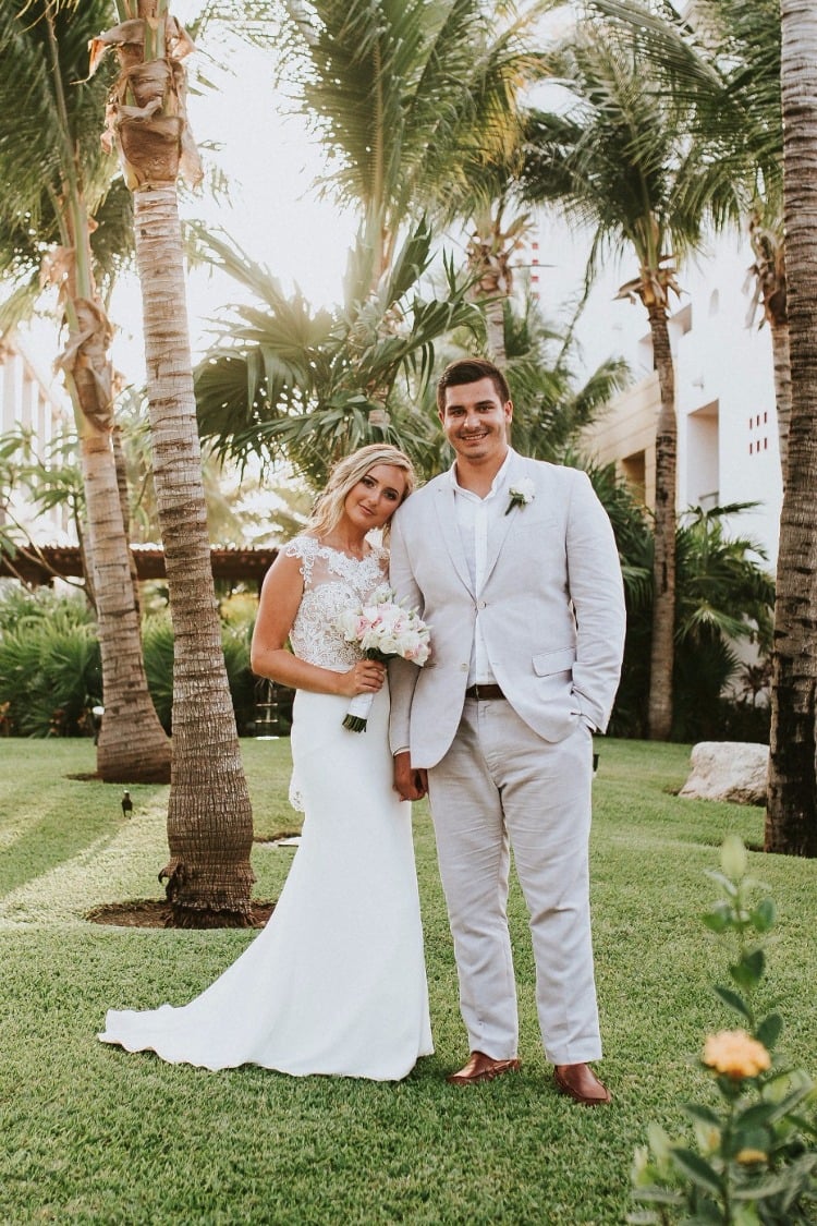 Happy in Love Destination Beach Wedding in Mexico for Two
