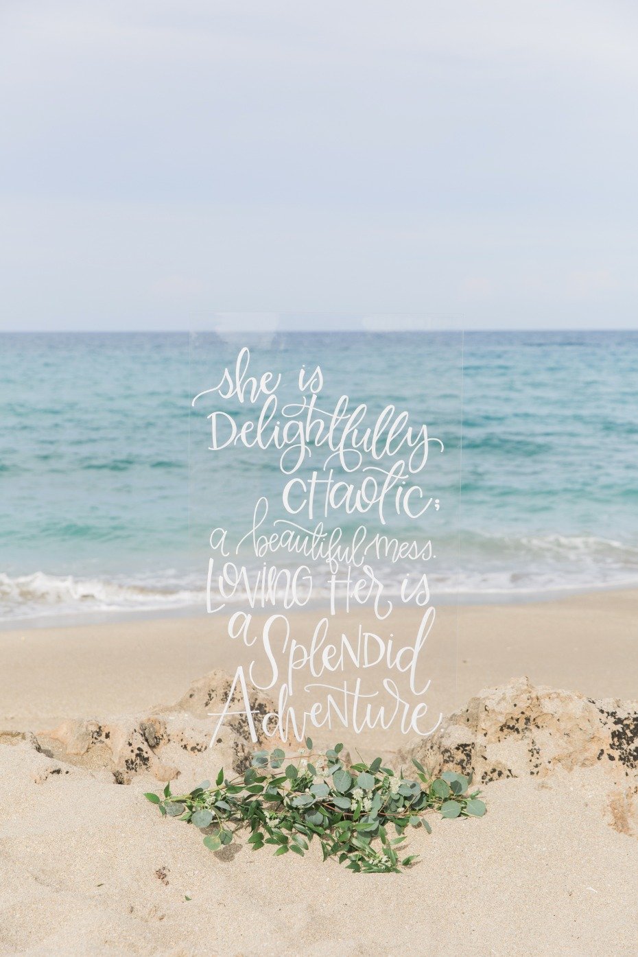 She is delightfully chaotic, a beautiful mess. Loving her is a splendid adventure sign