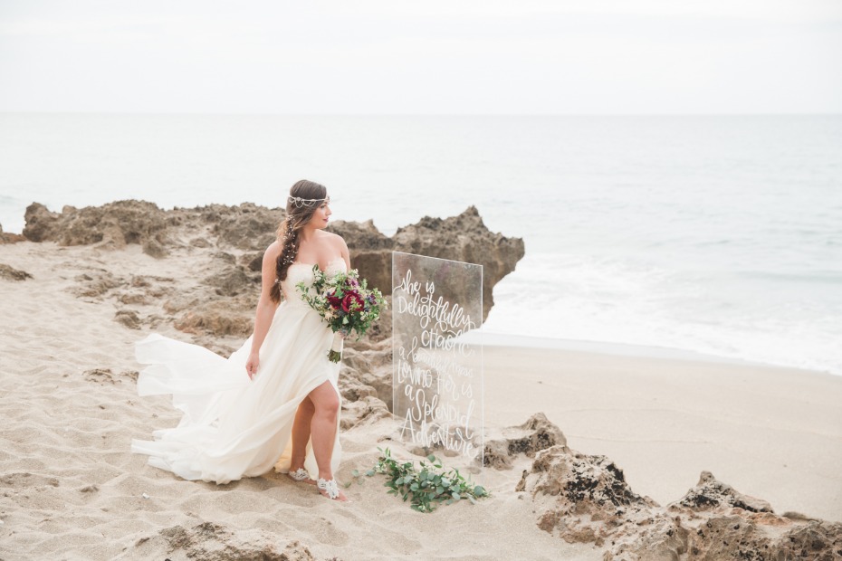 beach boho bride
