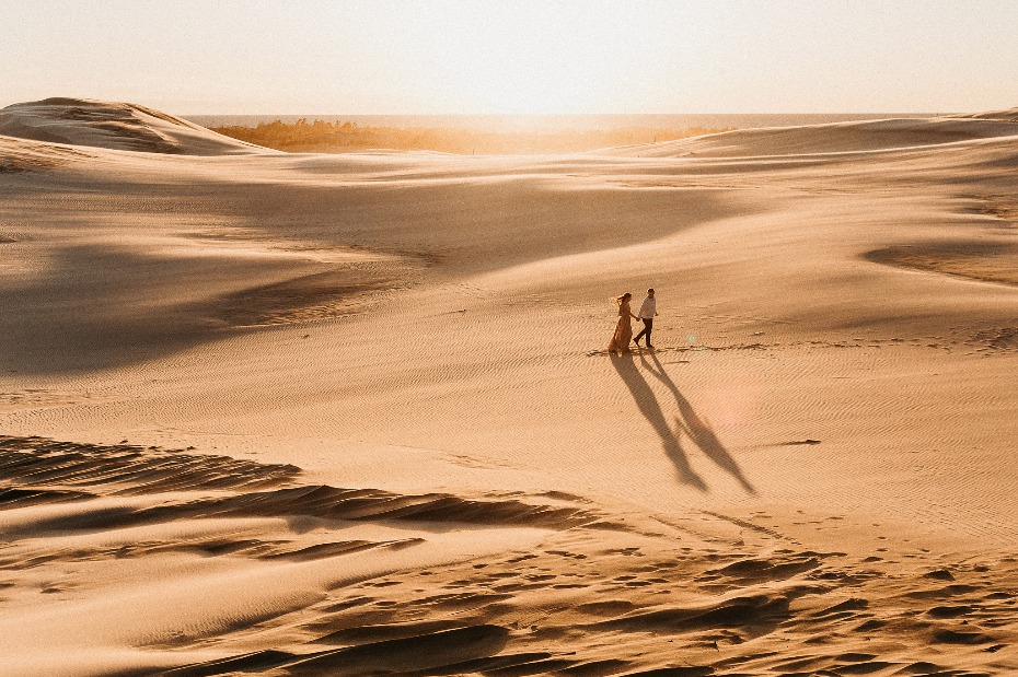 walking through the desert for Love