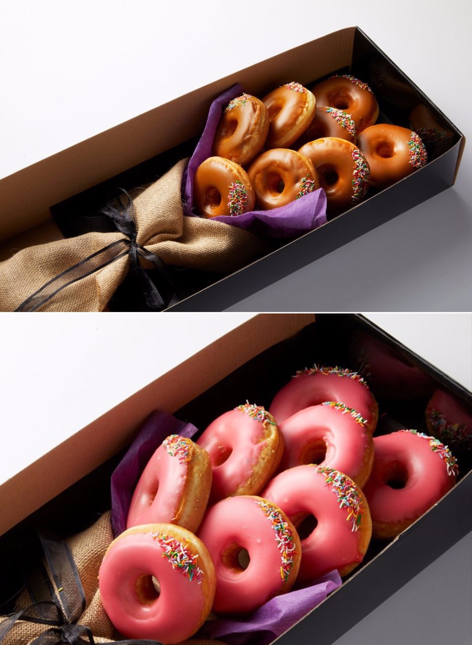how to send a donut bouquet