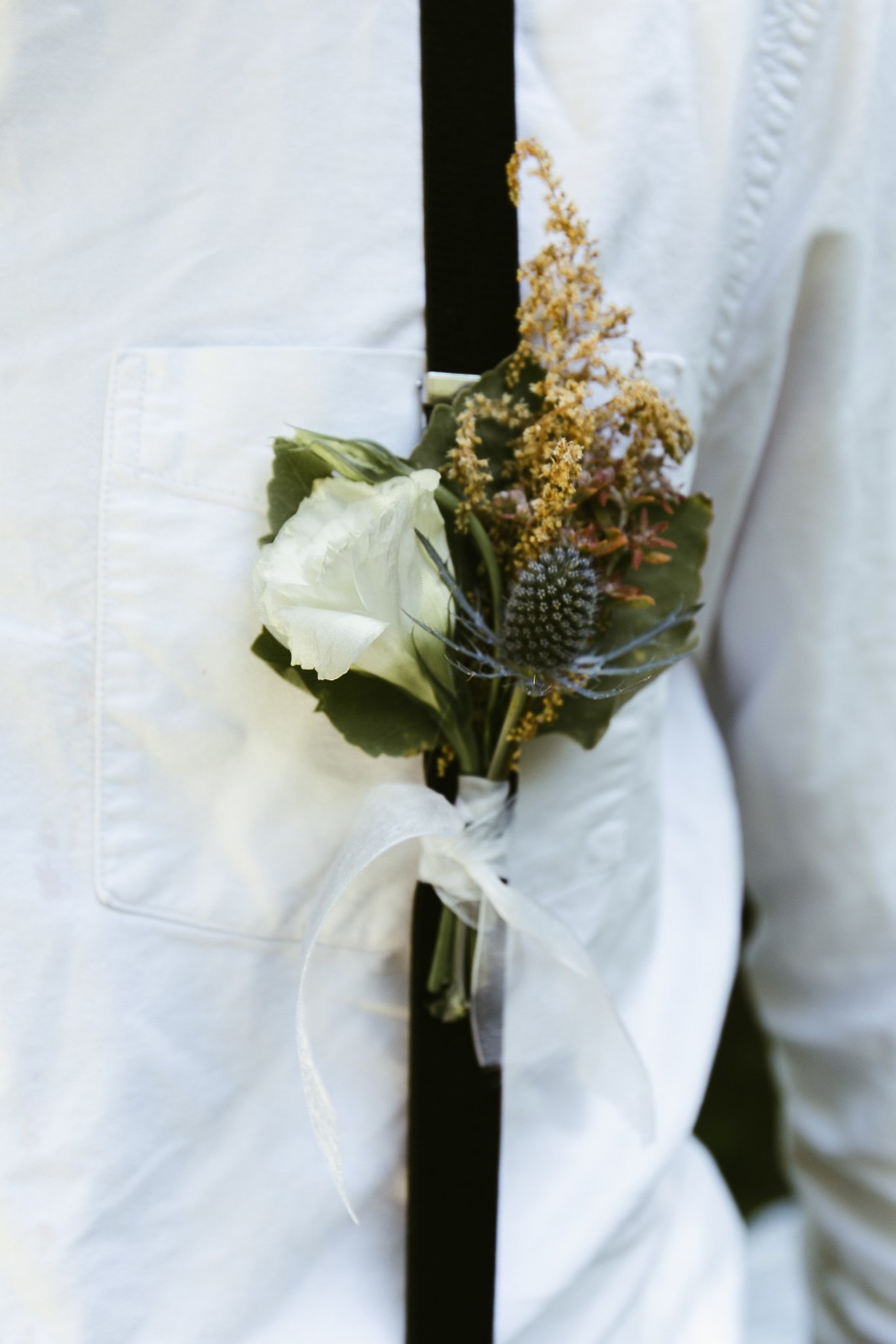 Natural boutonniere