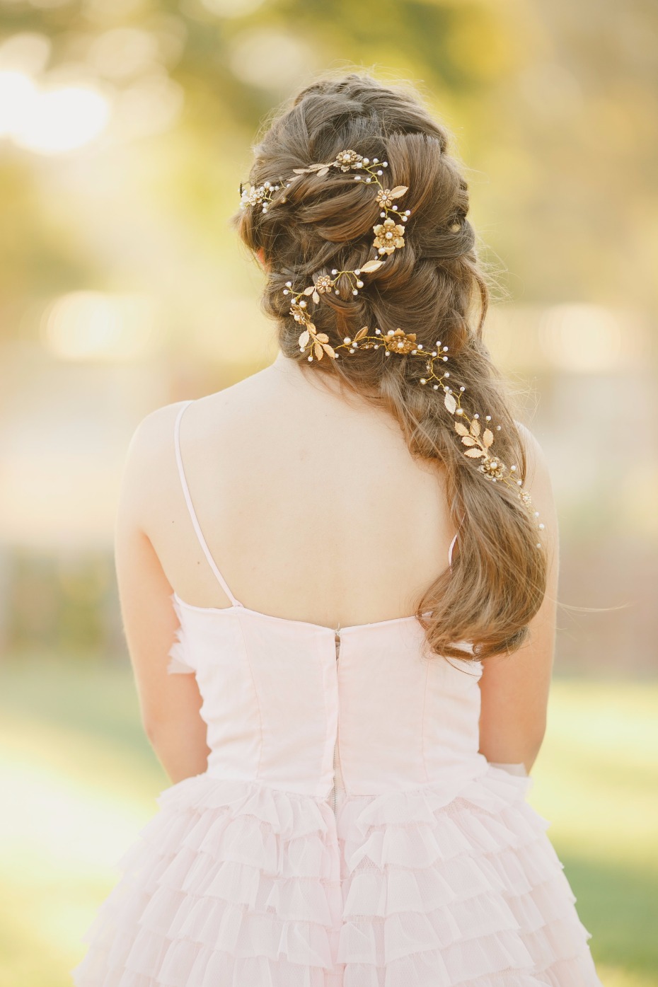 Gold vine hair accessory from Be Something New