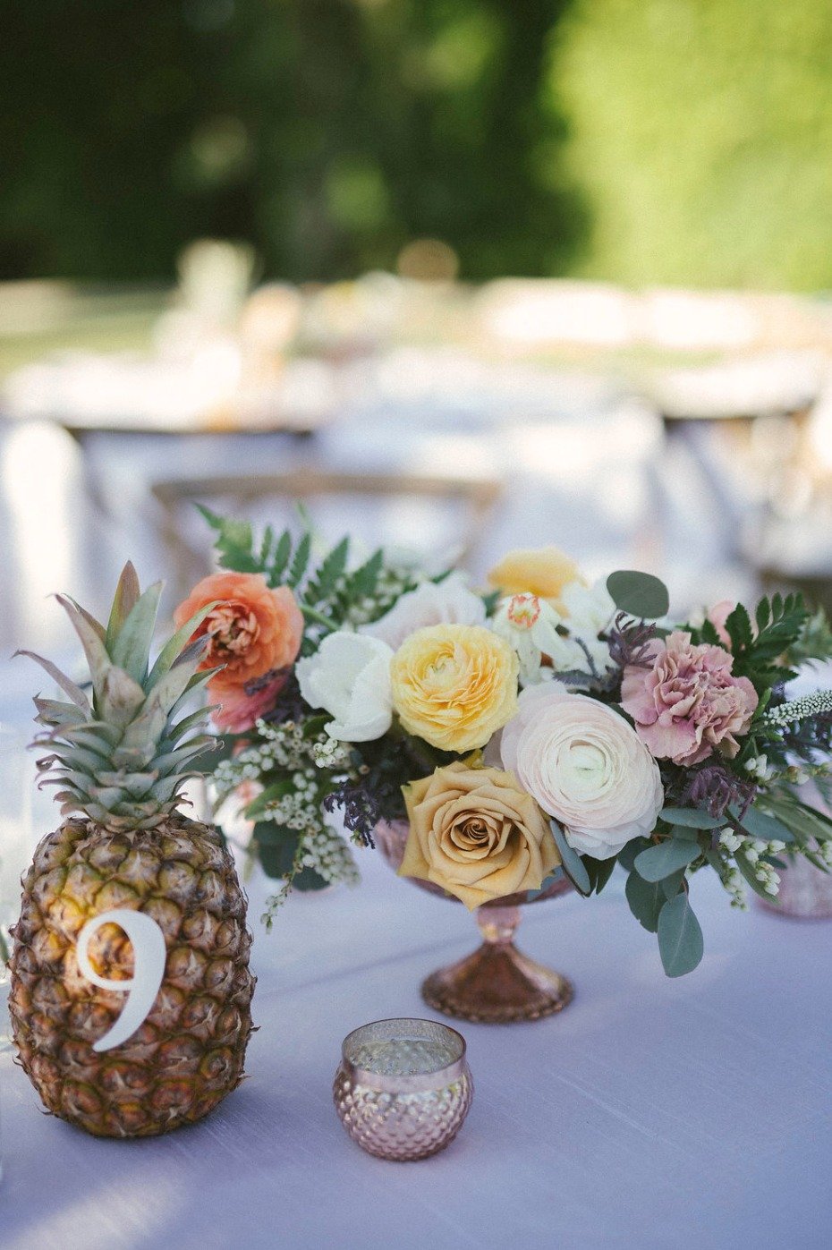 Pineapple table number