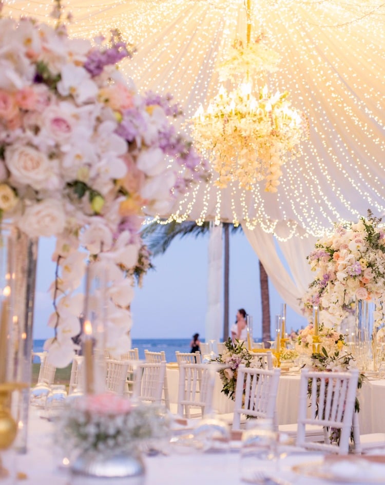 Romantic Seaside Wedding at a Private Estate in Thailand