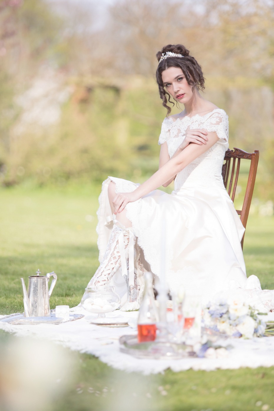 Sense and Sensibility inspired bridal look