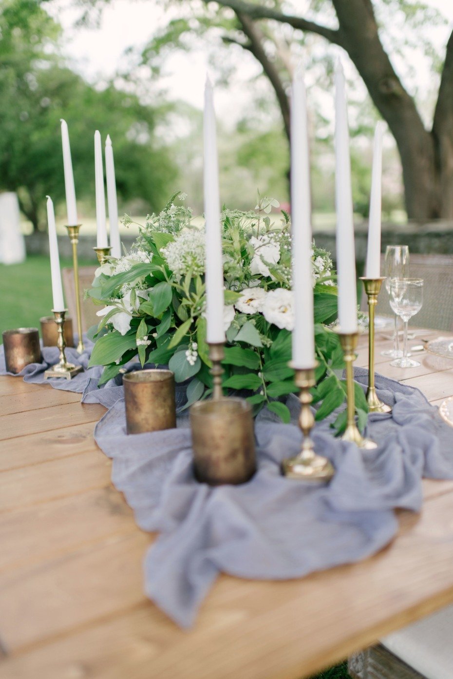 vintage inspired table centerpiece
