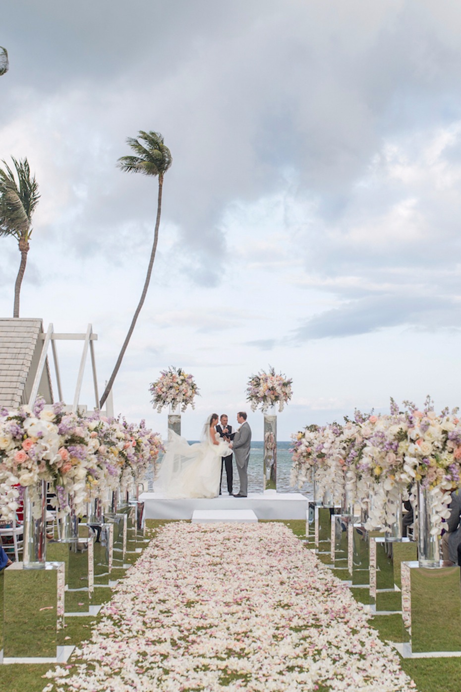 Flower filled ceremony in Thailand