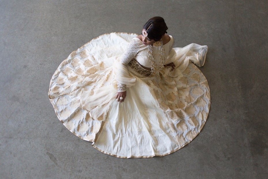 Ruchita Dagli's custom made gowns