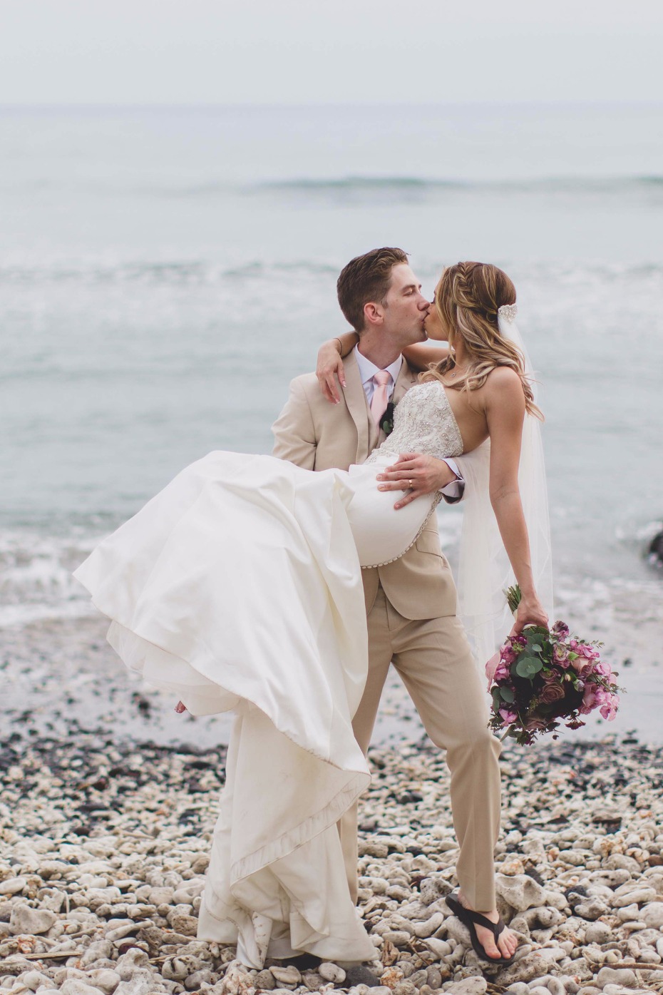 Beachfront wedding in Hawaii