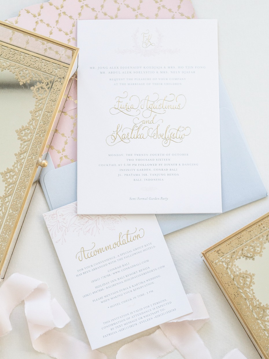 custom letterpress wedding stationery