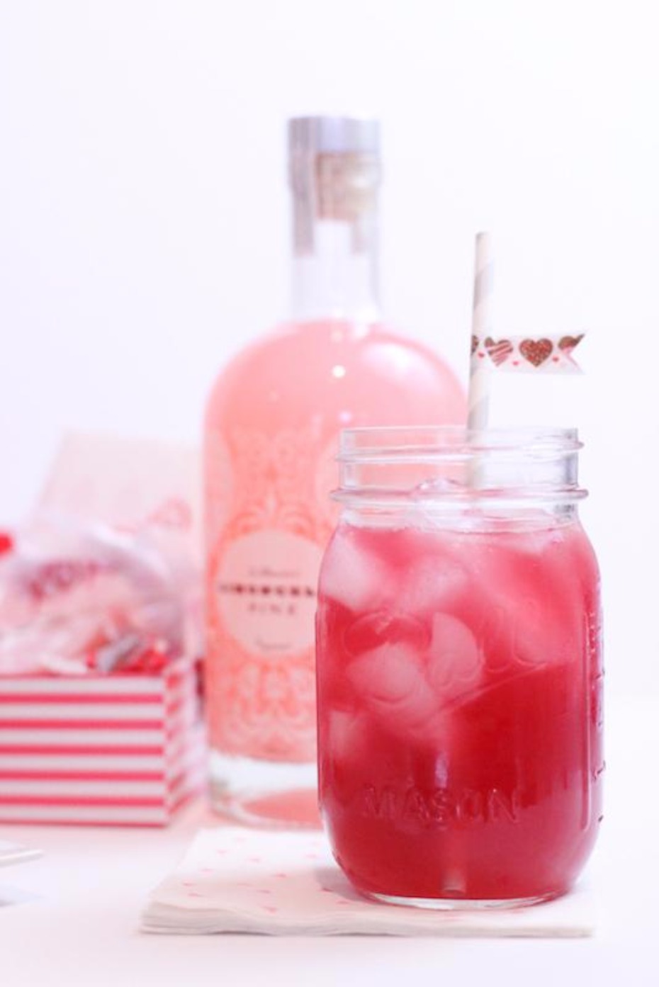 Pink Lemon Liqueur cocktail