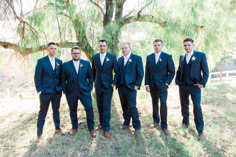 Navy blue suits never looked so good