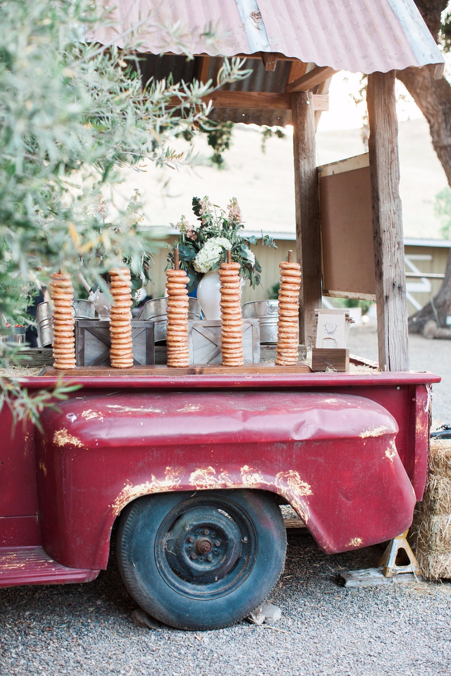 Vintage truck donut station