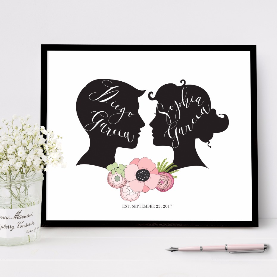 Adorable guest book idea from Flutterbye Prints